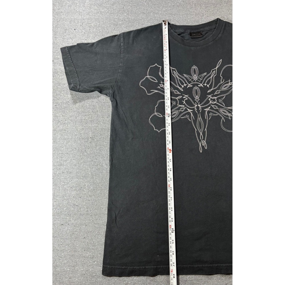 Bones Team Sesh Pinstripe Graphic T-Shirt Mens Black Short Sleeve Tee - Picture 4 of 5